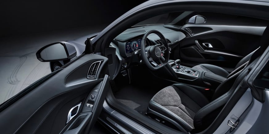 Dettaglio interni Audi R8 V10 RWD