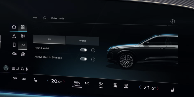 Nuova Audi Q3 e-hybrid