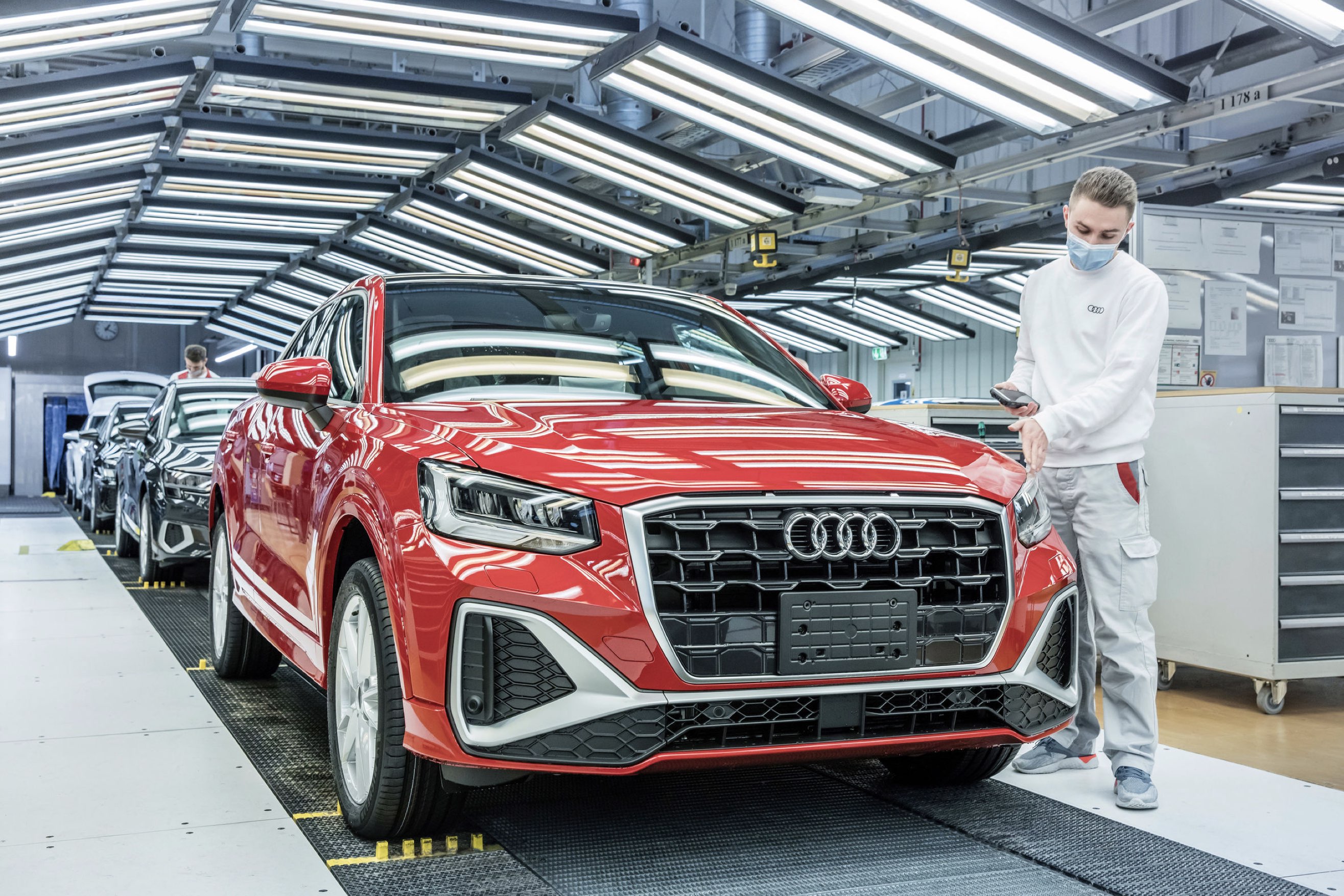 Dettaglio produzione Audi Q2